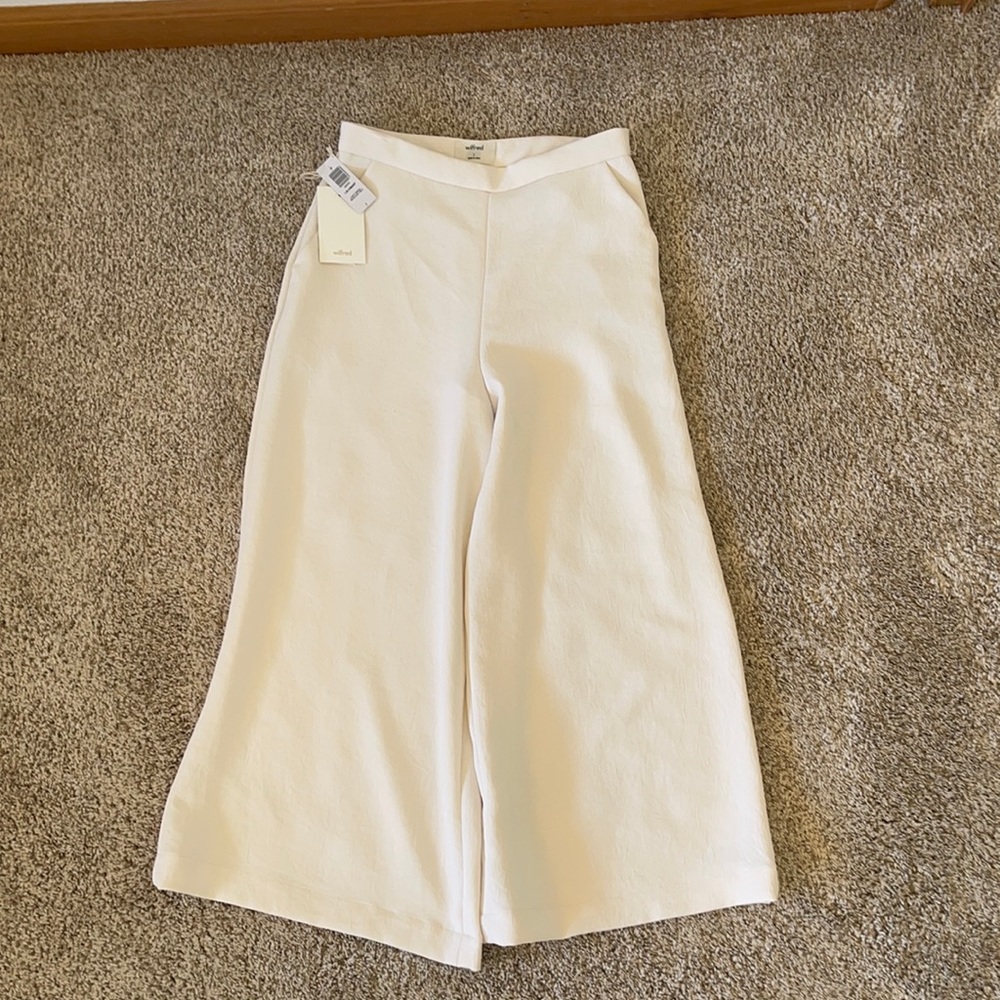 cropped wide legged wilfred pants